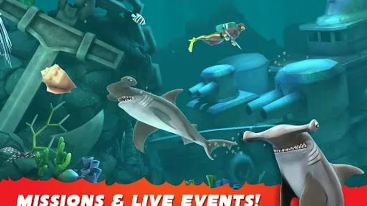 Hungry Shark Evolution screenshot 2