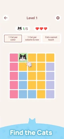 Meowdoku! screenshot 1